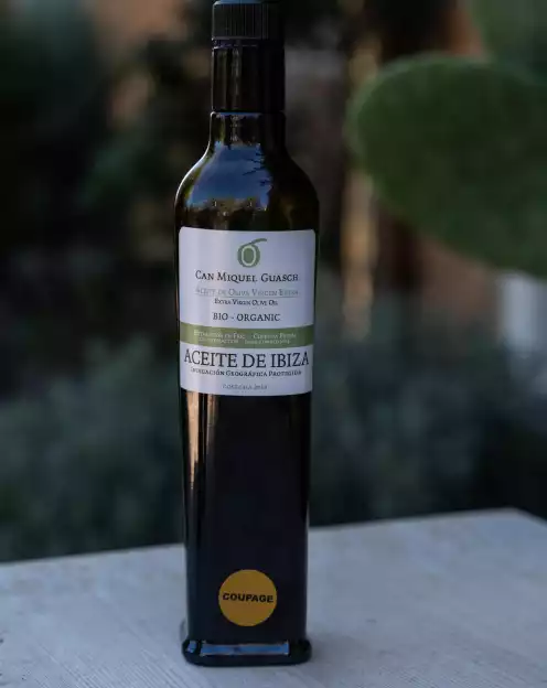 Aceite de oliva coupage en Ibiza